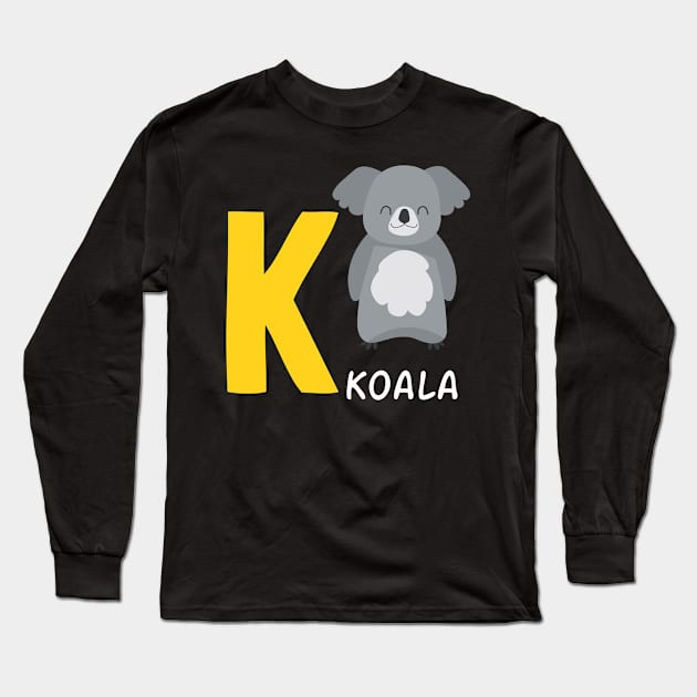 Alphabet K funny Long Sleeve T-Shirt by Kids series